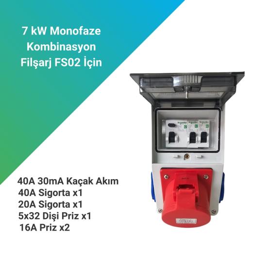 Filşarj 7kW Kombinasyon Kutusu